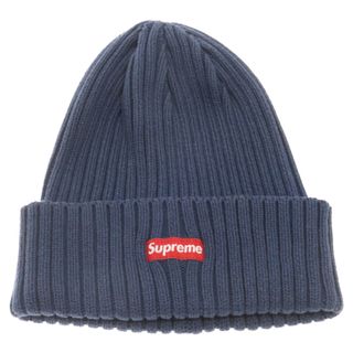 シュプリーム(Supreme)のSUPREME シュプリーム Overdyed Beanie スモールロゴオーバーダイニットビーニー ニットキャップ 帽子 ネイビー/レッド(ニット帽/ビーニー)