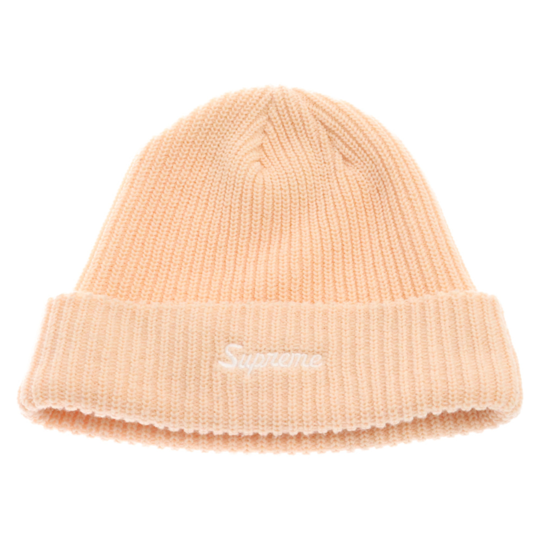 Supreme(シュプリーム)のSUPREME シュプリーム Loose Gauge Beanie ルーズゲージビーニー ロゴ 刺繍 アクリル ニット帽 オレンジ メンズの帽子(ニット帽/ビーニー)の商品写真