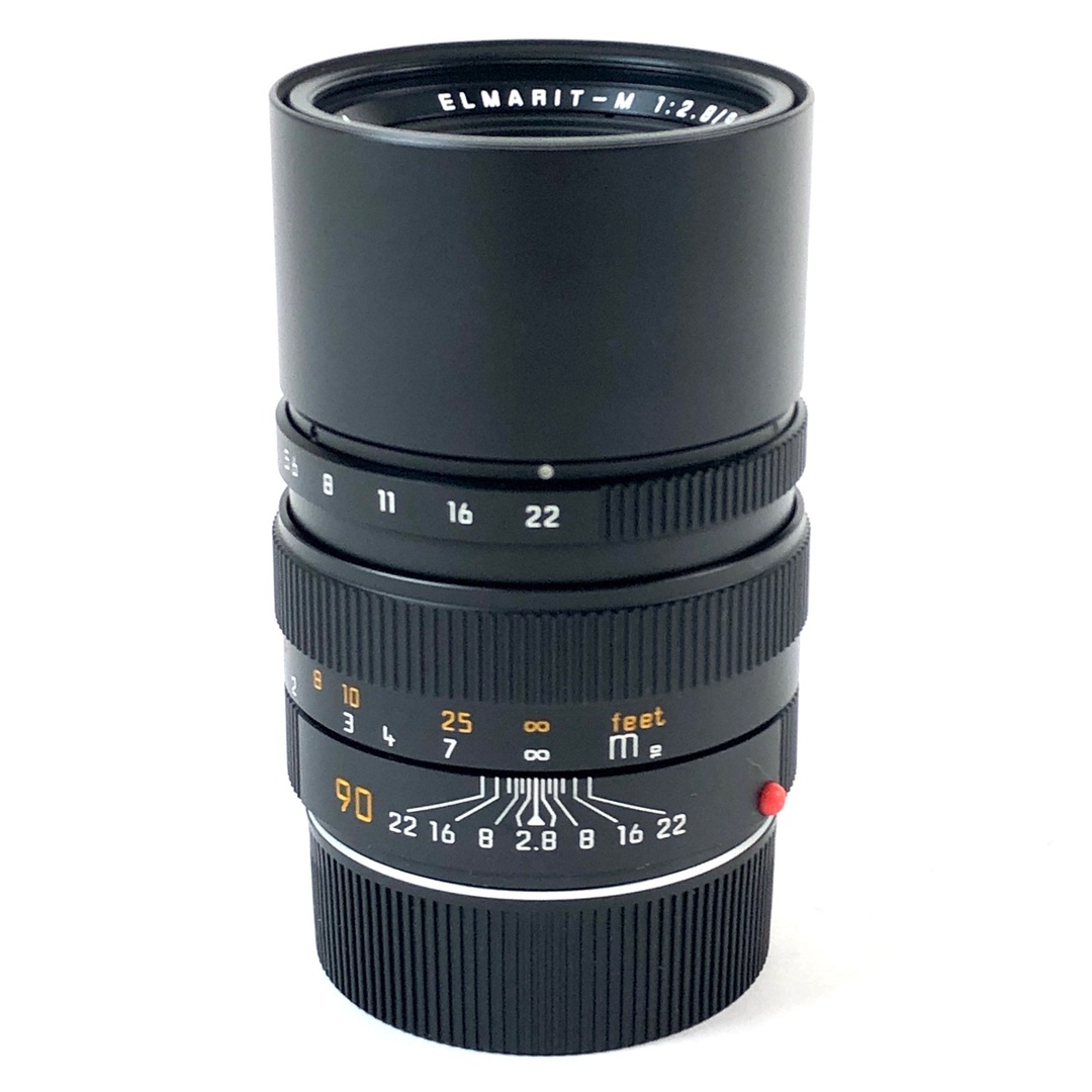 ライカ ELMARIT-M 90mm F2.8 エルマリート E46 ブラック 中古 スマホ/家電/カメラのカメラ(レンズ(単焦点))の商品写真