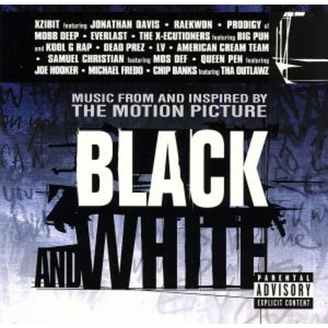 【輸入盤】Ｂｌａｃｋ　ａｎｄ　Ｗｈｉｔｅ：　Ｍｕｓｉｃ　ｆｒｏｍ　ａｎｄ　Ｉｎｓｐｉｒｅｄ　ｂｙ　ｔｈｅ　Ｍｏｔｉｏｎ　Ｐｉｃｔｕｒｅ　（１９９９　Ｆｉｌｍ） エンタメ/ホビーのCD(ヒップホップ/ラップ)の商品写真