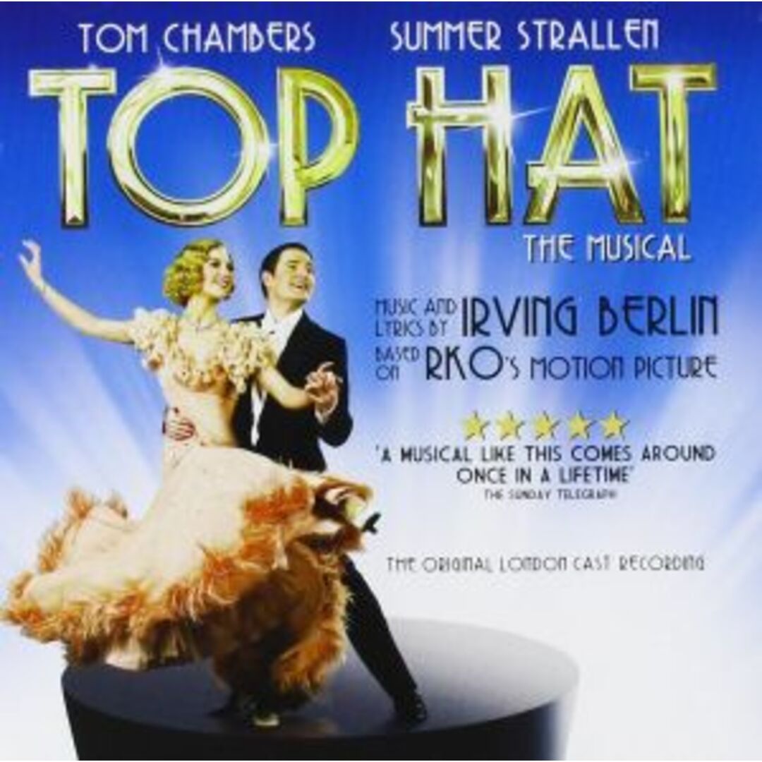 【輸入盤】Ｔｏｐ　Ｈａｔ：　Ｔｈｅ　Ｍｕｓｉｃａｌ　（Ｔｈｅ　Ｏｒｉｇｉｎａｌ　Ｌｏｎｄｏｎ　Ｃａｓｔ　Ｒｅｃｏｒｄｉｎｇ） エンタメ/ホビーのCD(映画音楽)の商品写真