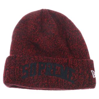 シュプリーム(Supreme)のSUPREME シュプリーム 18AW×NEW ERA Arc Logo Beanie ニューエラ アーチロゴ刺繍 ビーニー ニットキャップ 帽子 レッド(ニット帽/ビーニー)