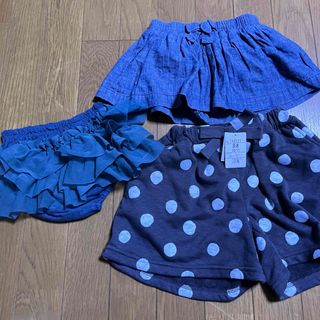 ベビーギャップ(babyGAP)のbaiyaベビーギャップ新品タグ付きズボンスカートオーバー80cmパンツフリル(パンツ)