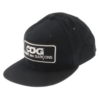 コムデギャルソン(COMME des GARCONS)のCOMME des GARCONS コムデギャルソン 19SS LOGO PATCH CAP ロゴパッチ ベースボールキャップ 帽子 ブラック SZ-K601-051-1-1(キャップ)