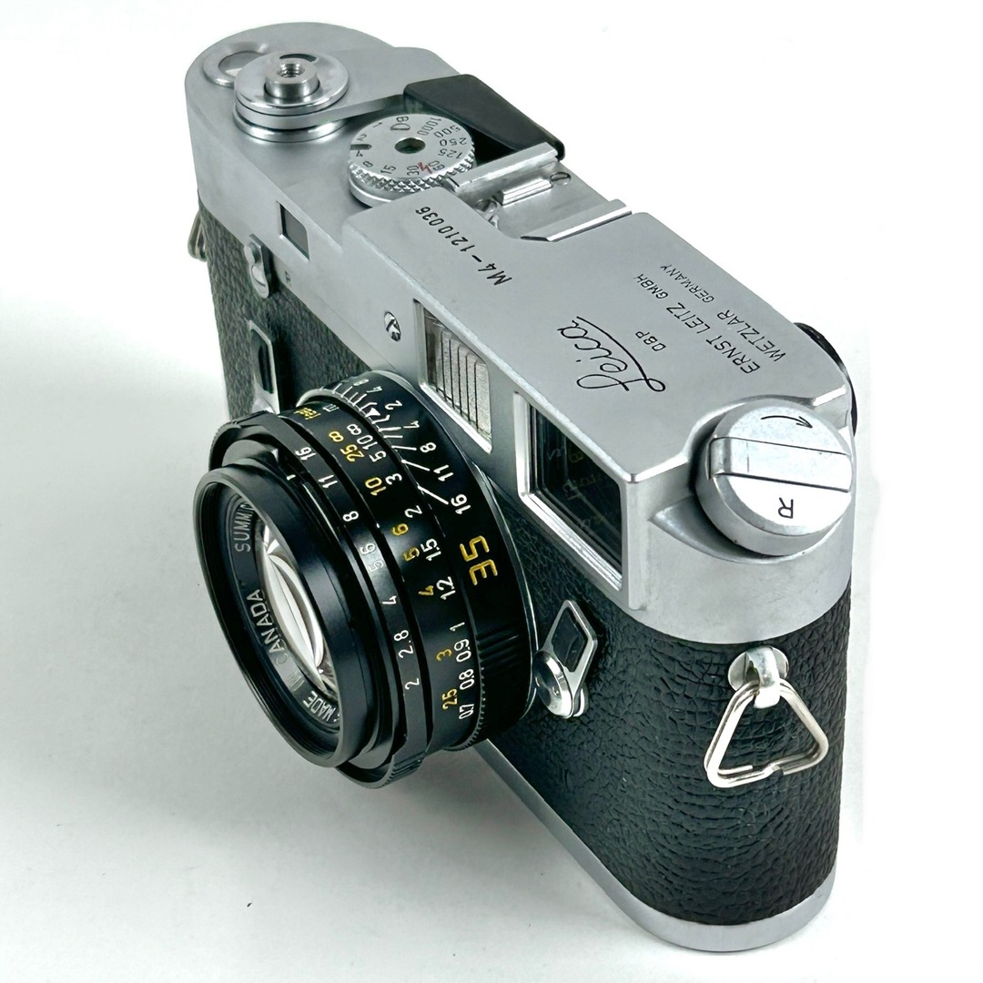 ライカ M4 シルバー + SUMMICRON-M 35mm F2 7枚玉 ズミクロン ［ジャンク品］ 中古 スマホ/家電/カメラのカメラ(フィルムカメラ)の商品写真