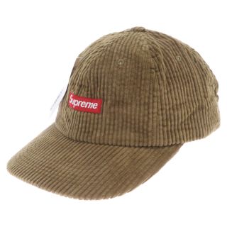 シュプリーム(Supreme)のSUPREME シュプリーム 20AW Ripple Corduroy 6-Panel スモールボックス コーデュロイ 6パネル ベースボールキャップ 帽子 ブラウン(キャップ)