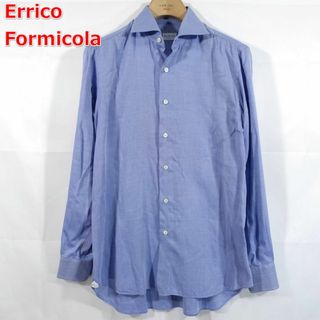 エッリコフォルミコラ(ERRICO FORMICOLA)の【定番】エリコフォルミコラ　ヘリンボーンシャツ　ERRICO FORMICOLA(シャツ)