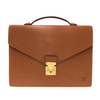 ルイヴィトン(LOUIS VUITTON)のLOUIS VUITTON(ルイヴィトン) ビジネスバッグ エピ ポルトドギュマンバンドリエール M54468 ジパングゴールド レザー（LVロゴの刻印入り）	(ビジネスバッグ)