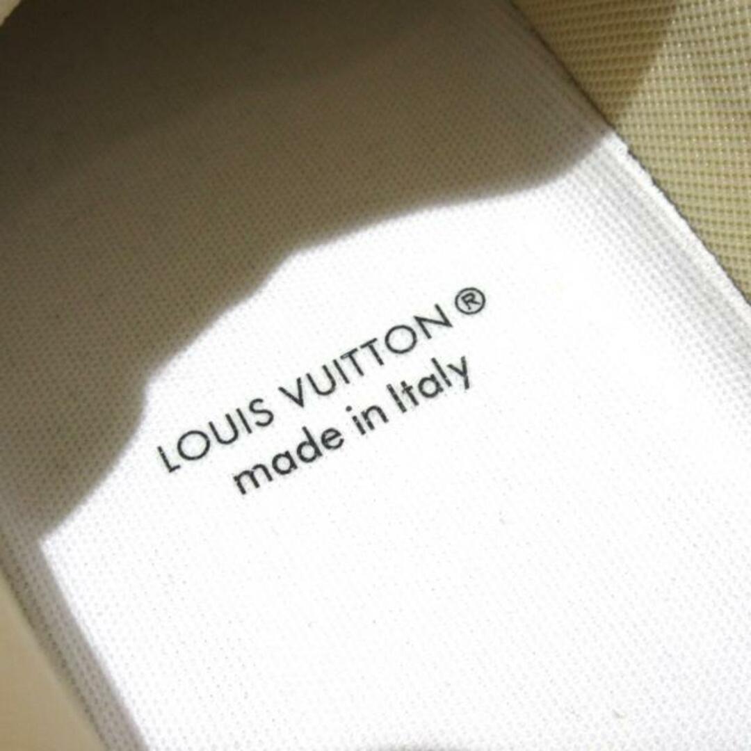 LOUIS VUITTON(ルイヴィトン)のLOUIS VUITTON(ルイヴィトン) スニーカー 7 メンズ美品  LVトレイナー・ライン スニーカー 白×アイボリー モノグラムデニム×レザー×化学繊維 メンズの靴/シューズ(スニーカー)の商品写真