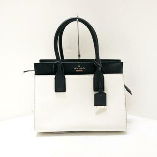 ケイトスペードニューヨーク(kate spade new york)のKate spade(ケイトスペード) ハンドバッグ 白×黒 レザー(ハンドバッグ)