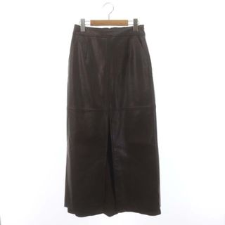 アメリヴィンテージ(Ameri VINTAGE)のアメリヴィンテージ DEEP SLIT FAKE LEATHER SKIRT(ロングスカート)