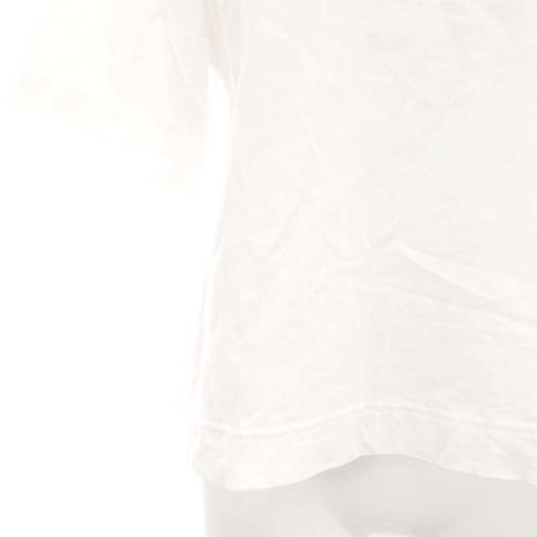 DIESEL(ディーゼル)のディーゼル DIESEL 刺繍 5分袖カットソー ロゴ クルーネック XXS 白 レディースのトップス(その他)の商品写真