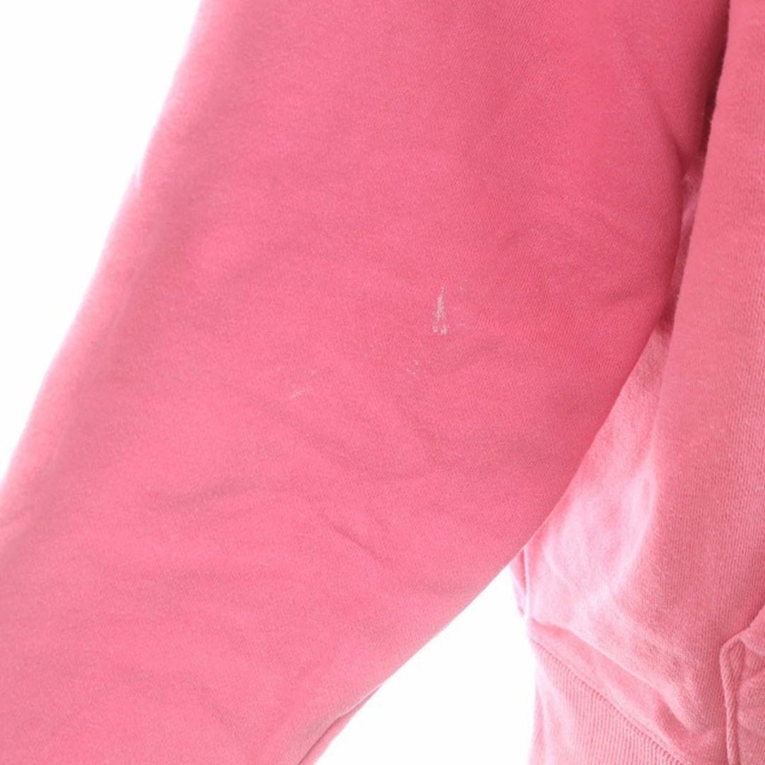 X-girl(エックスガール)のエックスガール PATCHED SWEAT HOODIE スウェット S ピンク レディースのトップス(パーカー)の商品写真