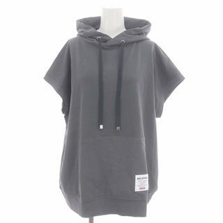 ミルクフェド(MILKFED.)のミルクフェド BASIC HOODIE カットソー フレンチスリーブ F グレー(カットソー(半袖/袖なし))