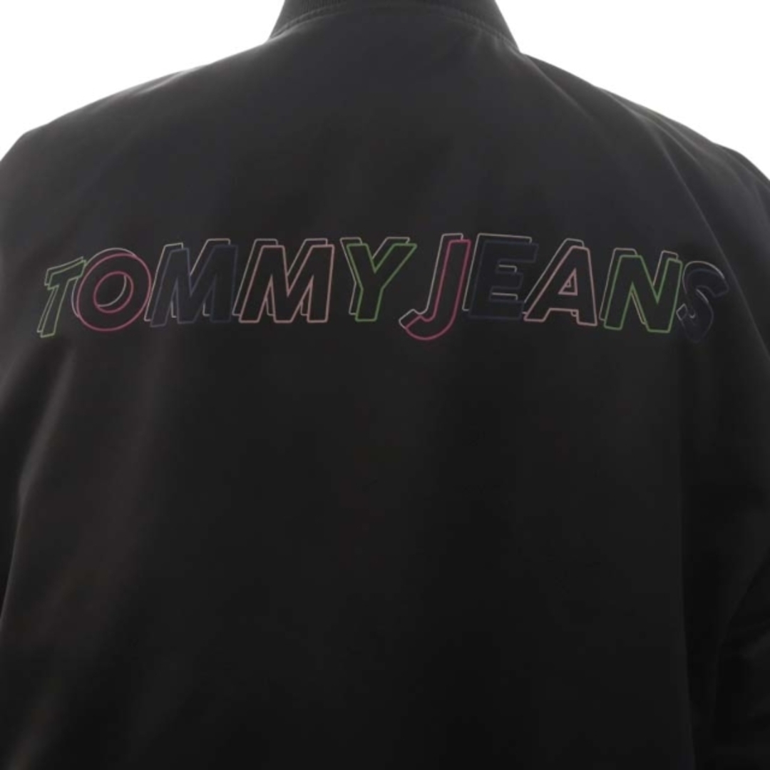 TOMMY(トミー)のトミー JEANS バックプリント ブルゾン ジャケット XS 黒 レディースのジャケット/アウター(ブルゾン)の商品写真