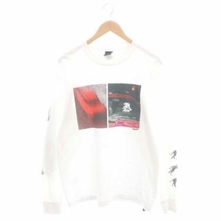 ハフ RED MEANS GO LS TEE ロンT カットソー 長袖 M 白