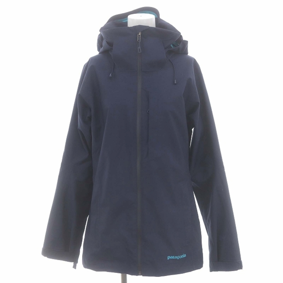 patagonia(パタゴニア)のパタゴニア Patagonia シェルジャケット フード XS 紺 ネイビー レディースのジャケット/アウター(ブルゾン)の商品写真