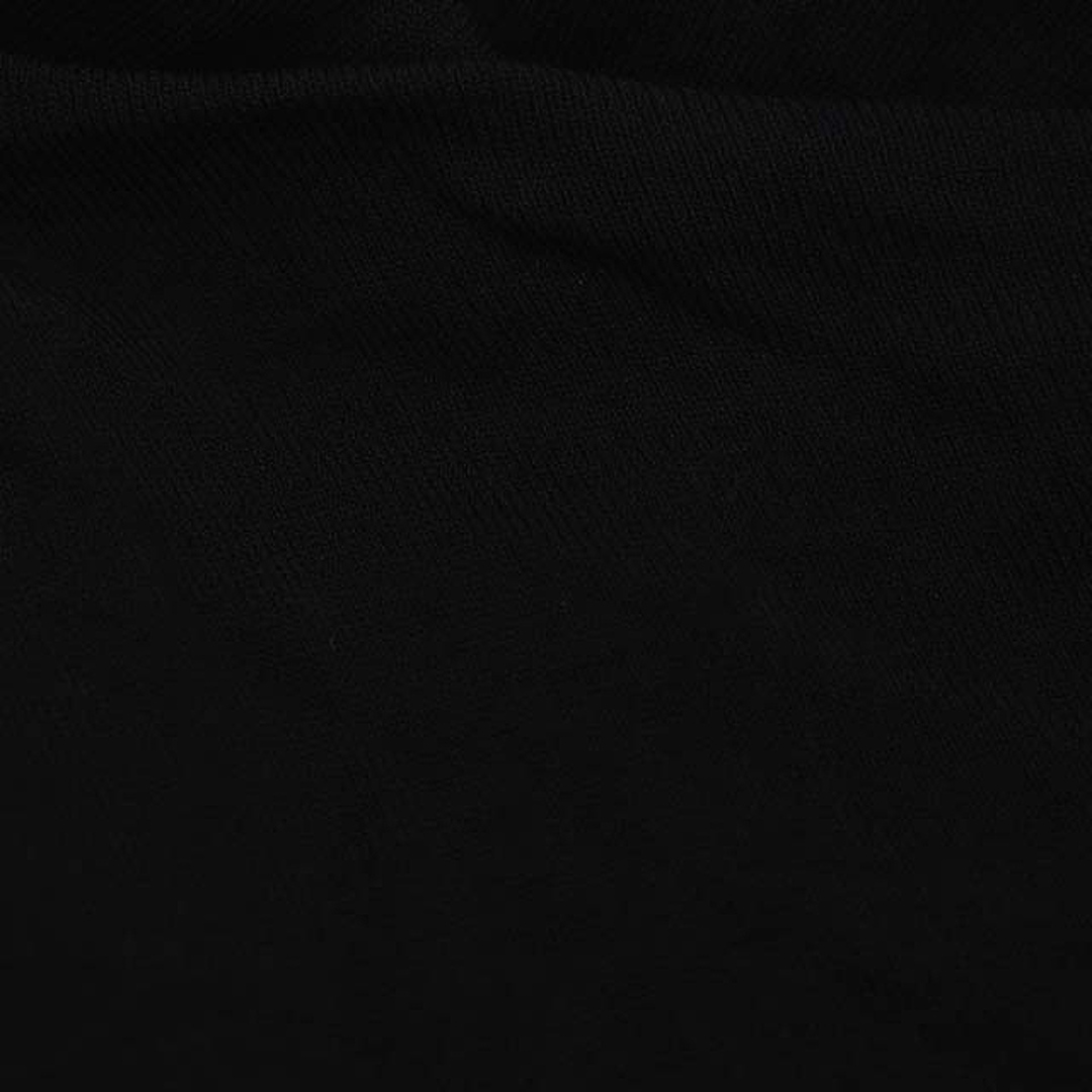 ブレンへイム Vネックカーディガン 薄手 切替 リブ 長袖 S 黒 レディースのトップス(カーディガン)の商品写真
