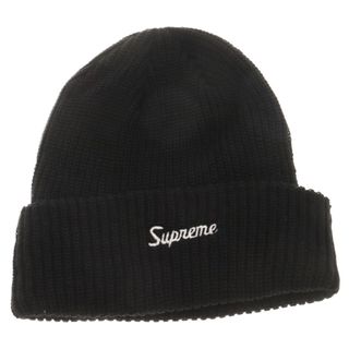 シュプリーム(Supreme)のSUPREME シュプリーム 20AW Loose Gauge Beanie ルーズゲージ ロゴ刺繍 アクリルニット帽 ニットキャップ ビーニー ブラック(ニット帽/ビーニー)