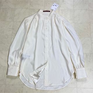 COMPTOIR DES COTONNIERS★新品★ シルクノーカラーシャツ