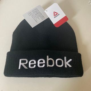 リーボック(Reebok)のReebok ビッグロゴ　ニットキャップ(ニット帽/ビーニー)