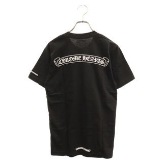 クロムハーツ(Chrome Hearts)のCHROME HEARTS クロムハーツ Scroll Label Logo Tee スクロールラベルロゴ 胸ポケット半袖Tシャツ カットソー ブラック(Tシャツ/カットソー(半袖/袖なし))