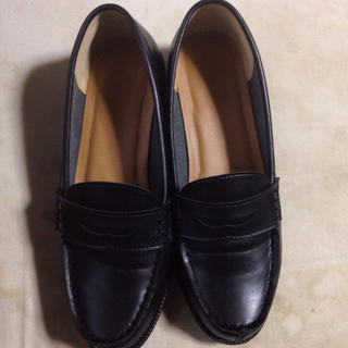 黒ローファー(ローファー/革靴)