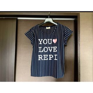 レピピアルマリオ(repipi armario)のレピピアルマリオ レピピ  Tシャツ　ストライプ(Tシャツ/カットソー)