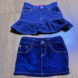 ベビーギャップ(babyGAP)のbaiya80スカートデニムベビーギャップジーンズまとめ売り女の子キッズ子供服(スカート)