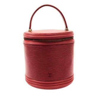 ルイヴィトン(LOUIS VUITTON)のLOUIS VUITTON(ルイヴィトン) バニティバッグ エピ カンヌ M48037 カスティリアンレッド レザー（LVロゴの刻印入り）(その他)