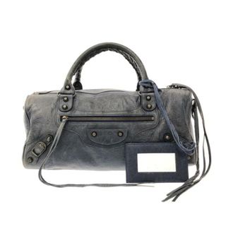 バレンシアガ(Balenciaga)のBALENCIAGA(バレンシアガ) ハンドバッグ ザ・ツィギー 128523 ダークネイビー レザー(ハンドバッグ)