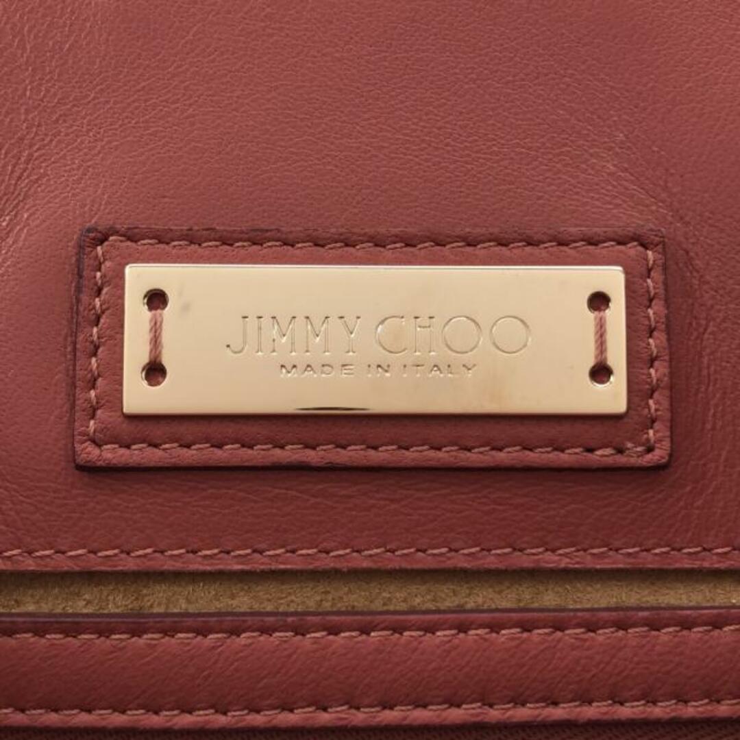 JIMMY CHOO(ジミーチュウ)のJIMMY CHOO(ジミーチュウ) ハンドバッグ ライリー ピンク スエード×レザー レディースのバッグ(ハンドバッグ)の商品写真