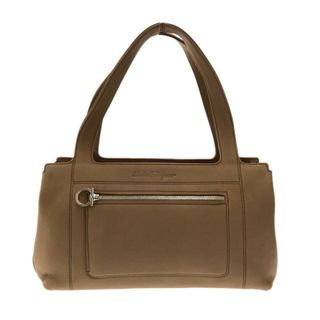 サルヴァトーレフェラガモ(Salvatore Ferragamo)のSalvatoreFerragamo(サルバトーレフェラガモ) ハンドバッグ ガンチーニ BK-21 4802 ベージュ レザー(ハンドバッグ)