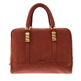 ロエベ(LOEWE)のLOEWE(ロエベ) ハンドバッグ ベラスケス レッドブラウン ヌバック×レザー(ハンドバッグ)