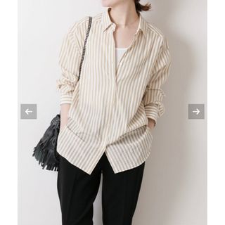 スピックアンドスパン(Spick & Span)のSpick & Span★美品★エアリーチュニックシャツ(シャツ/ブラウス(長袖/七分))