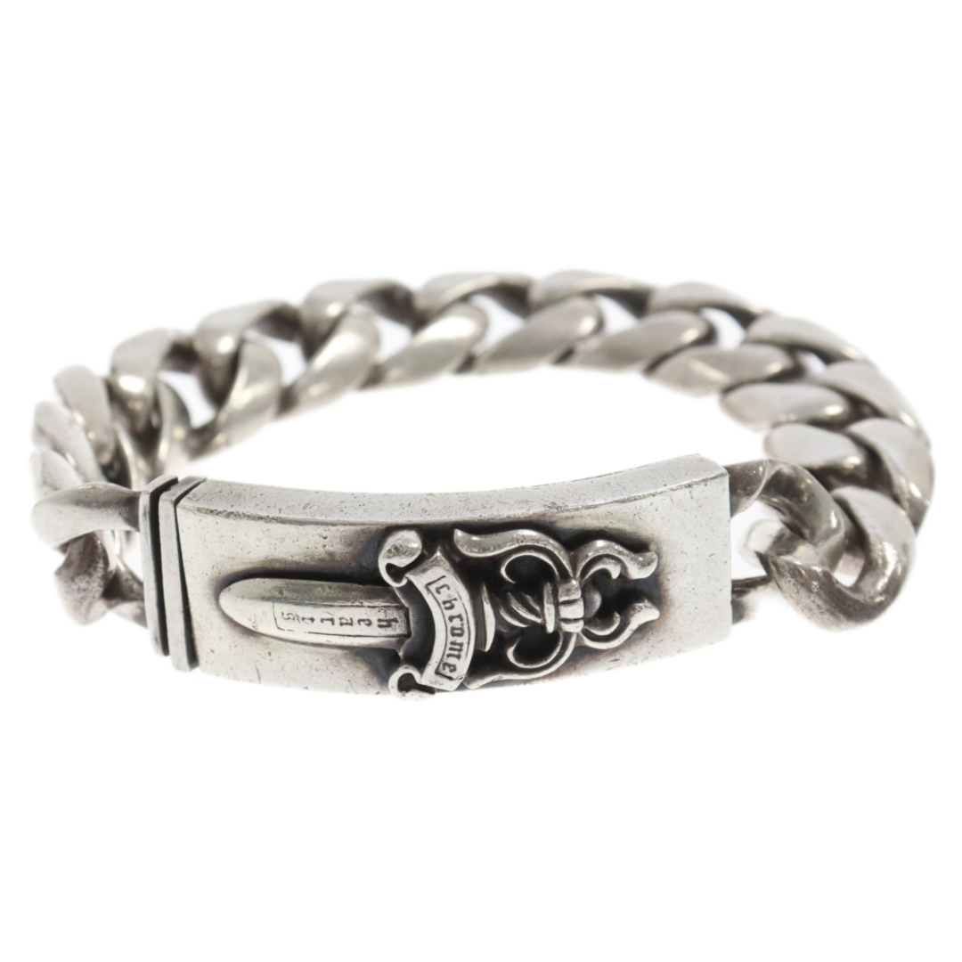 Chrome Hearts(クロムハーツ)のCHROME HEARTS クロムハーツ ID DAGGER ダガーIDクラシックリンク シルバーブレスレット 13LINK ※オールド刻印 メンズのアクセサリー(ブレスレット)の商品写真