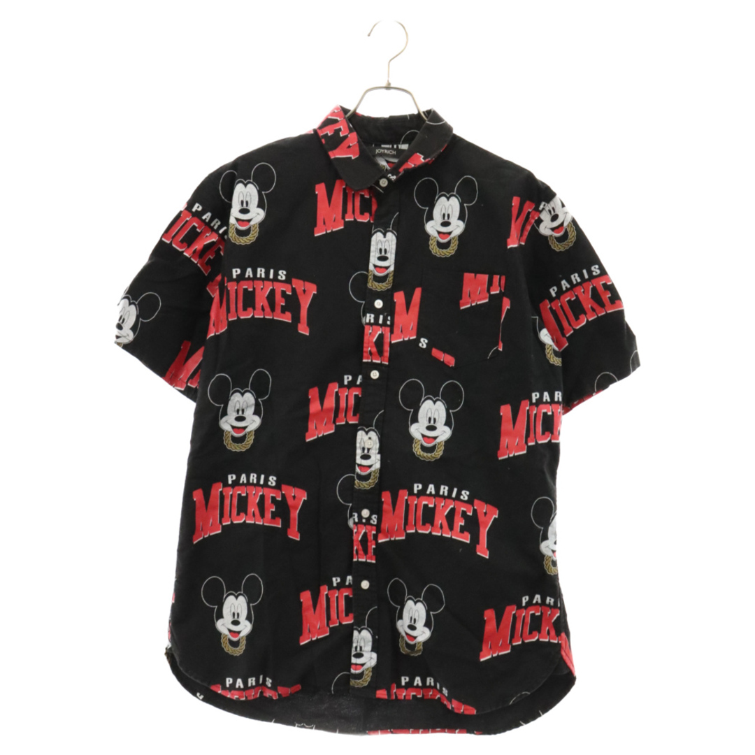 JOYRICH(ジョイリッチ)のJOY RICH ジョイリッチ ×DISNEY Mickey ディズニー ミッキー総柄半袖シャツ ブラック メンズのトップス(シャツ)の商品写真