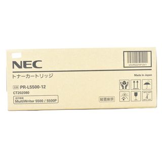 未使用 NEC 純正 トナー PR-L5500-12   エヌイーシー IT2BCMLP8VM6-YR-N20-byebye(OA機器)