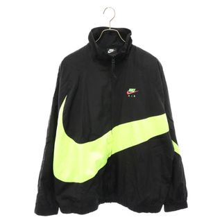 ナイキ(NIKE)のNIKE ナイキ CITY NEON HBR WOVEN JACKET ナイロンジップアップジャケット ブラック CD9262-010(ナイロンジャケット)