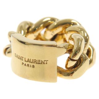 サンローラン(Saint Laurent)のSAINT LAURENT PARIS サンローランパリ BAGUE CHAINE GOURMET ボーグ チェーン ガーメントリング 指輪 8号 ゴールド(リング(指輪))