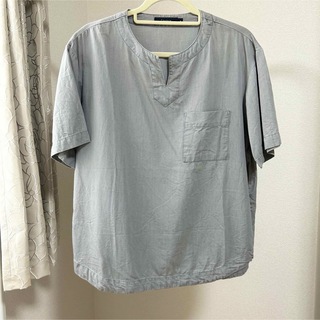 レイジブルー(RAGEBLUE)のRAGEBLUE ヘンリーネック　半袖シャツ　 トップス Tシャツ　涼しい　半袖(Tシャツ/カットソー(半袖/袖なし))