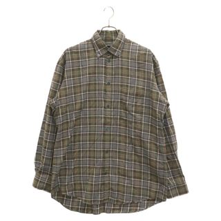 BALENCIAGA 22aw オーバーサイズ ギンガムチェックシャツバレンシアガ ...