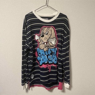 GALFY ガルフィー　中型犬　Lサイズ　ロングTシャツ　刺繍(Tシャツ/カットソー(七分/長袖))