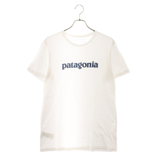パタゴニア(patagonia)のPATAGONIA パタゴニア フロントロゴプリント クルーネック半Tシャツカットソー ホワイト 39154SP19(Tシャツ/カットソー(半袖/袖なし))