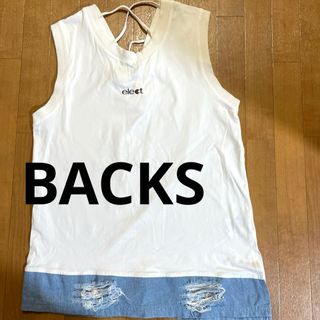 BACKS - BACKS ノースリーブ　タンクトップ　トップス