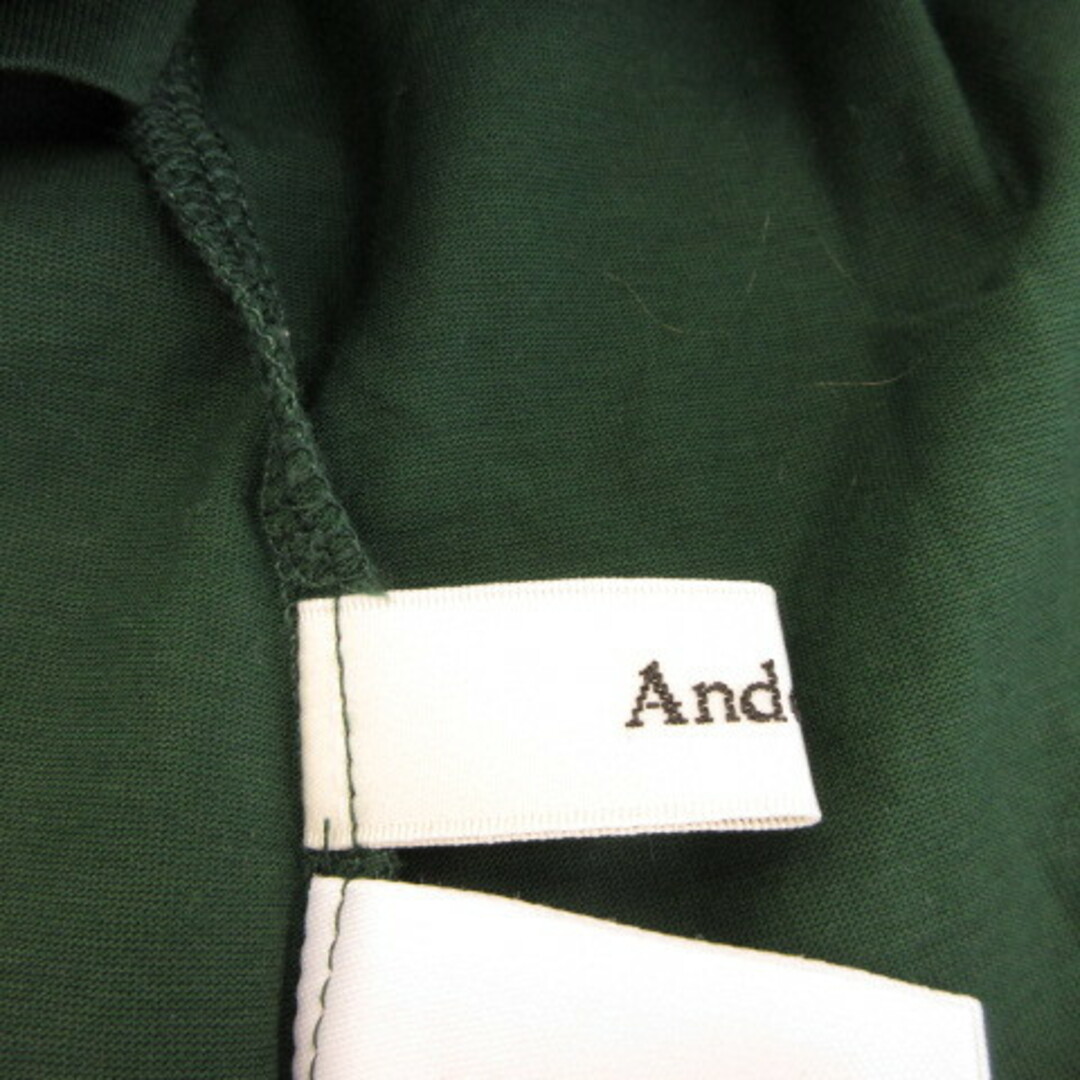 Andemiu(アンデミュウ)のアンデミュウ Andemiu ノースリーブカットソー フレア 緑 F *A940 レディースのトップス(カットソー(半袖/袖なし))の商品写真