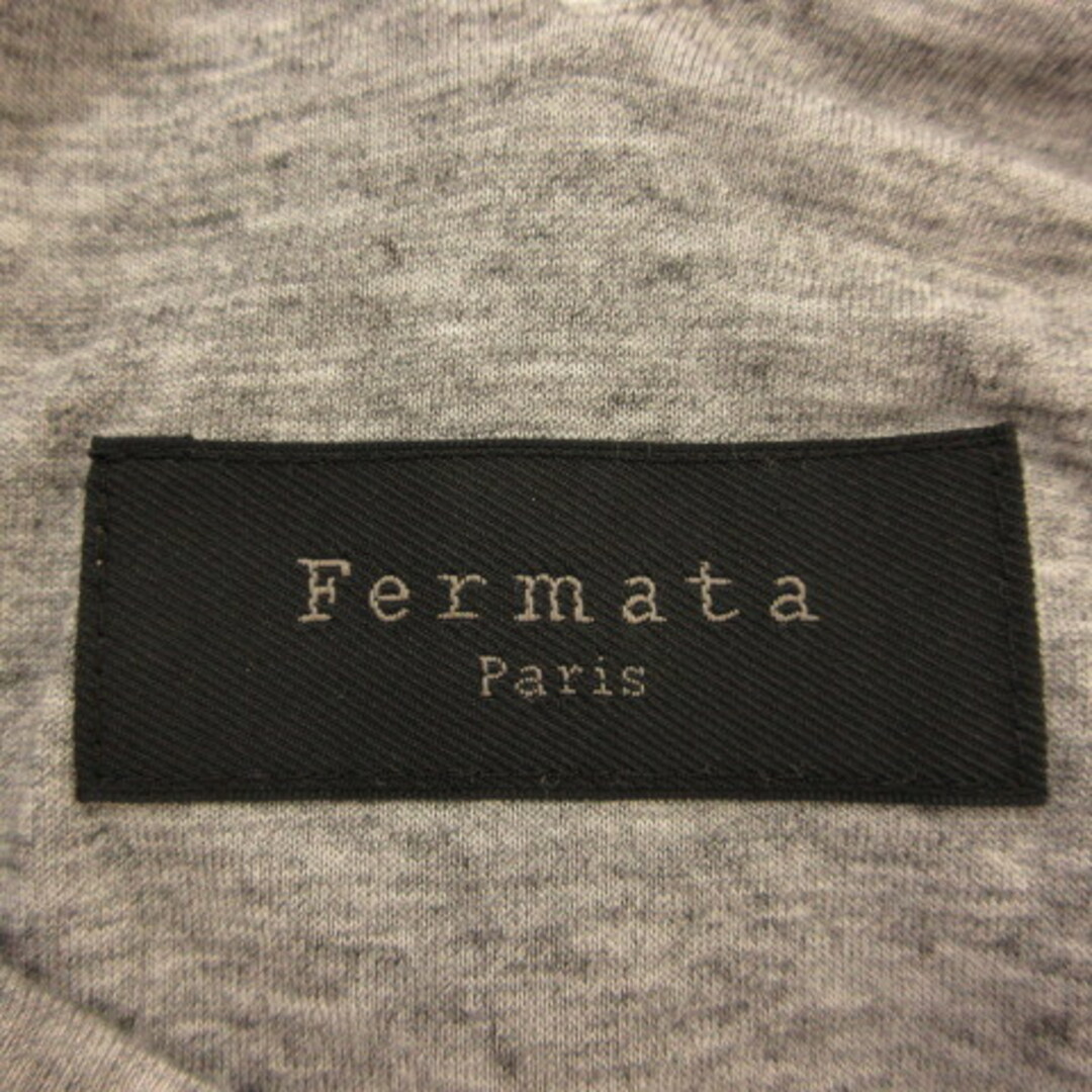 other(アザー)のFermata Paris ワンピース ミニ タイト ノースリーブ グレー 36 レディースのワンピース(ミニワンピース)の商品写真