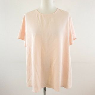 ユニクロ(UNIQLO)のユニクロ UNIQLO ブラウス カットソー ドレープ ピンク XL *T64(シャツ/ブラウス(半袖/袖なし))