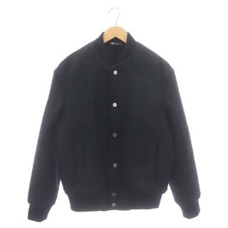 ザラ(ZARA)のザラ ZARA 中綿ジャケット ブルゾン スタジャン スナップボタン S 紺(スタジャン)