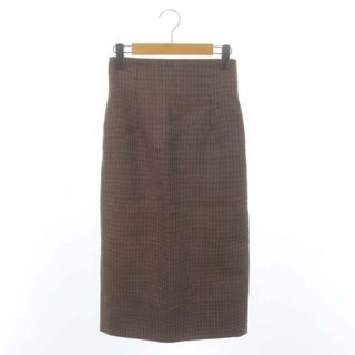 マディソンブルー(MADISONBLUE)のマディソンブルー HIGHWAIST TIGHT SKIRT GC CHECK(ロングスカート)